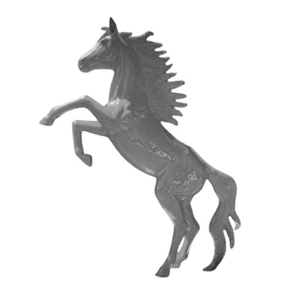 Sculpture Cheval XXL en Résine 305 cm Gris – Swiss Sculpture - Swiss-sculpture.ch
