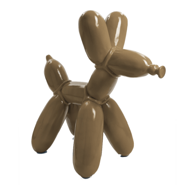 Sculpture Chien en Résine 70 cm Marron – Swiss Sculpture - Swiss-sculpture.ch