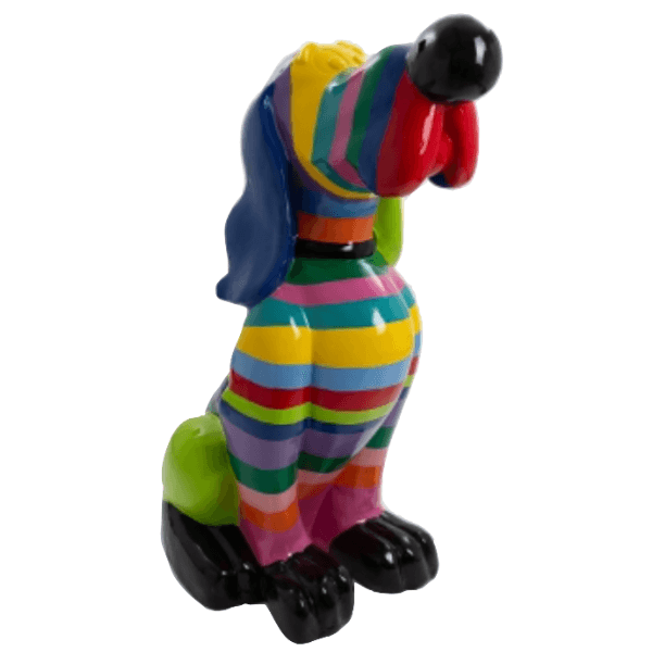 Sculpture Chien XXL en Résine 160 cm Couleur Vive – Swiss Sculpture - Swiss-sculpture.ch