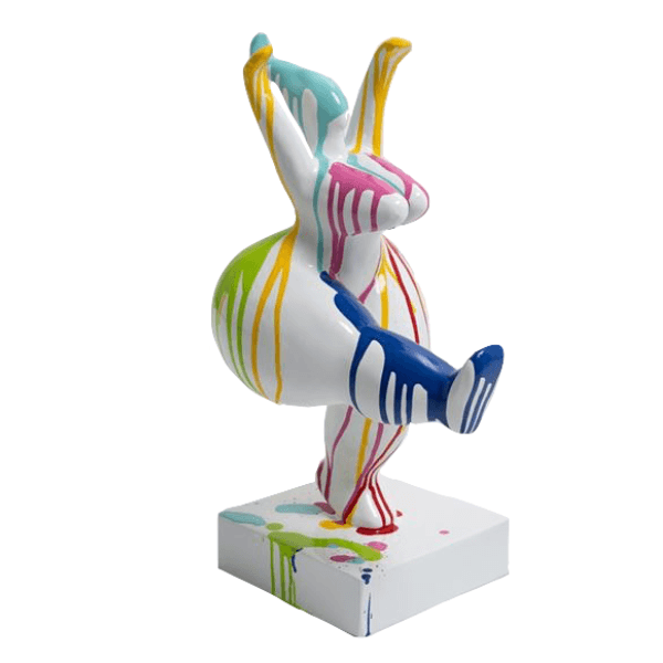 Sculpture Femme Nana 55 cm Résine Multicolore – Swiss Sculpture - Swiss-sculpture.ch