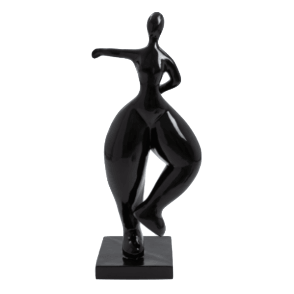Sculpture Femme Nana 85 cm Résine Noir – Swiss Sculpture - Swiss-sculpture.ch