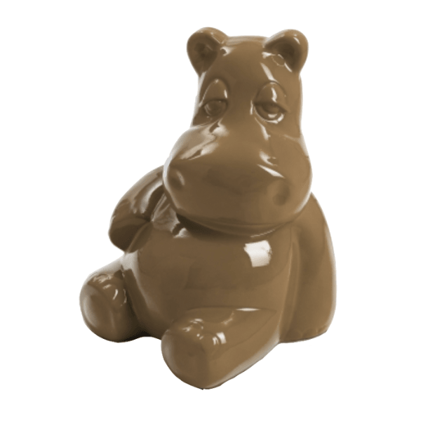 Sculpture Hippopotame 50 cm en Résine Marron – Swiss Sculpture - Swiss-sculpture.ch