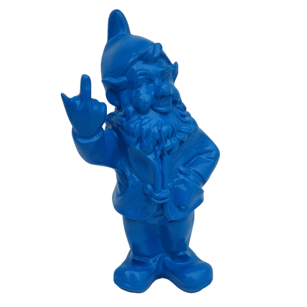 Sculpture Nain en Résine 70 cm Bleu – Swiss Sculpture - Swiss-sculpture.ch