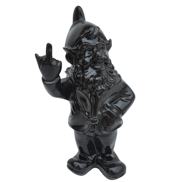 Sculpture Nain 50 cm en Résine Noir – Swiss Sculpture - Swiss-sculpture.ch