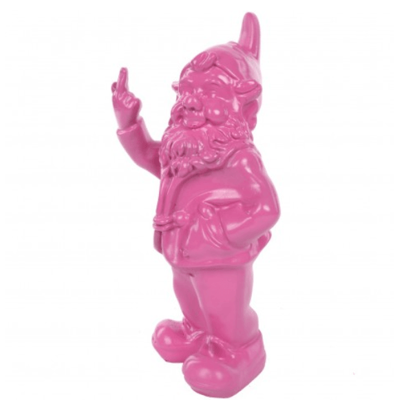 Sculpture Nain en Résine 33 cm Rose Clair – Swiss Sculpture - Swiss-sculpture.ch