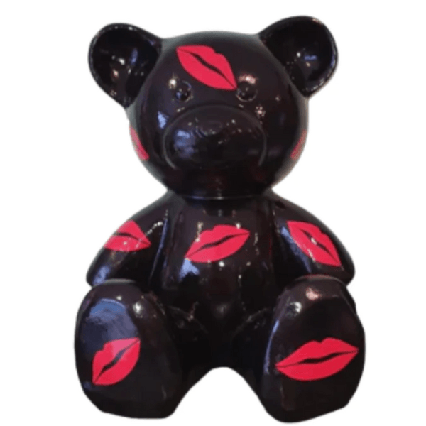 Sculpture Ours Bisous 65 cm en Résine – Swiss Sculpture - Swiss-sculpture.ch