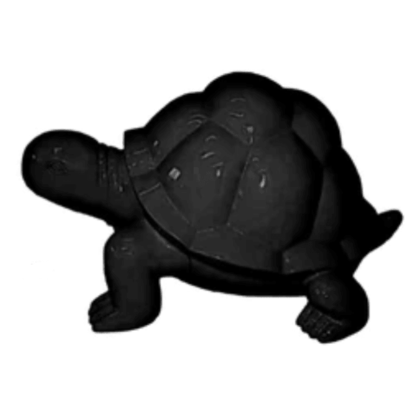 Sculpture Tortue en Résine 45 cm Noir – Swiss Sculpture - Swiss-sculpture.ch
