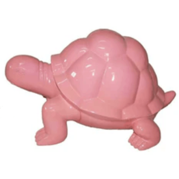Sculpture Tortue Résine 45 cm Rose Clair – Swiss Sculpture - Swiss-sculpture.ch