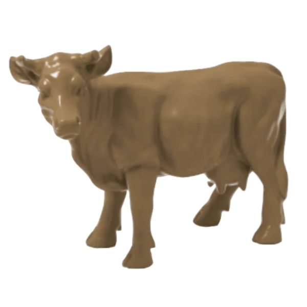 Sculpture Vache 50 cm Résine Marron – Swiss Sculpture - Swiss-sculpture.ch