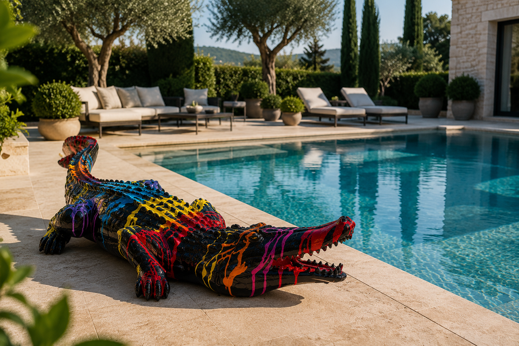 Quelle statue en résine choisir autour d’une piscine ?