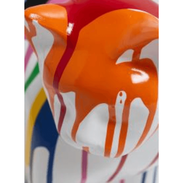 Sculpture Chat Résine 45 cm Multicolore – Swiss Sculpture - Swiss-sculpture.ch