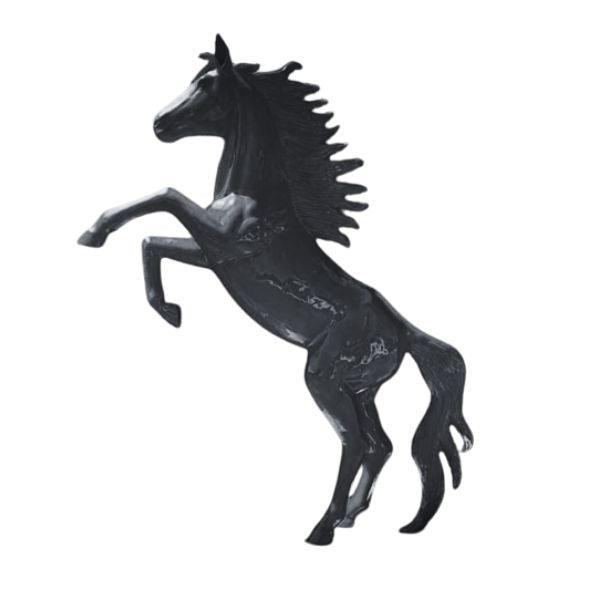 Sculpture Cheval XXL en Résine 305 cm Noir – Swiss Sculpture - Swiss-sculpture.ch