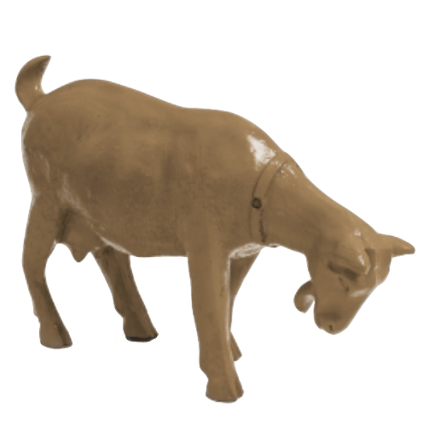 Sculpture Chèvre en Résine 60 cm Marron – Swiss Sculpture - Swiss-sculpture.ch