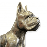 Sculpture XXL Chien Boxer 180 cm Résine Bronze – Swiss Sculpture - Swiss-sculpture.ch