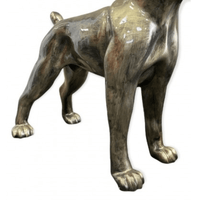 Sculpture XXL Chien Boxer 180 cm Résine Bronze – Swiss Sculpture - Swiss-sculpture.ch
