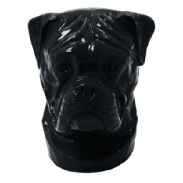 Sculpture Chien Boxer 35 cm Résine Noir – Swiss Sculpture - Swiss-sculpture.ch