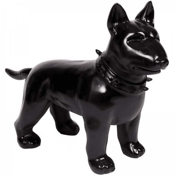 Sculpture Chien Bull Terrier 60 cm Résine Noir – Swiss Sculpture - Swiss-sculpture.ch