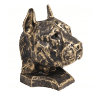 Sculpture Chien Staff Bull 35 cm Résine Bronze – Swiss Sculpture - Swiss-sculpture.ch