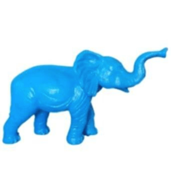 Sculpture Éléphant XXL en Résine 410 cm Bleu Ciel – Swiss Sculpture - Swiss-sculpture.ch