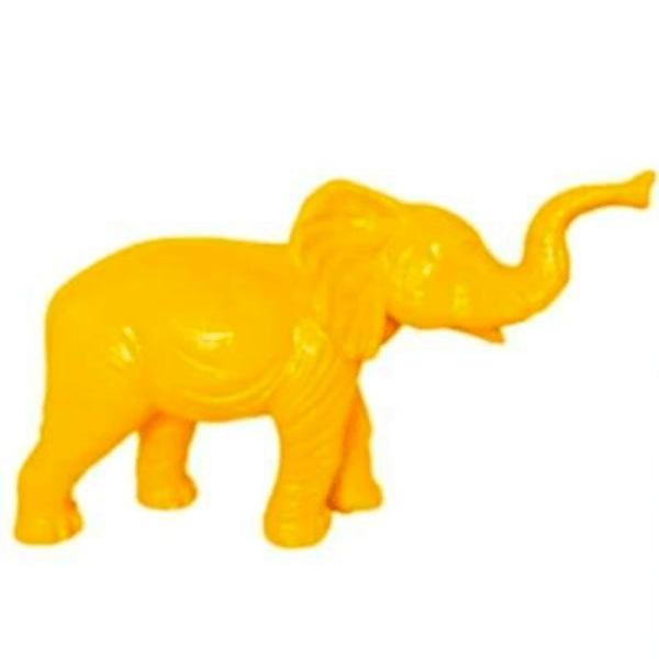 Sculpture Éléphant XXL en Résine 410 cm Jaune – Swiss Sculpture - Swiss-sculpture.ch