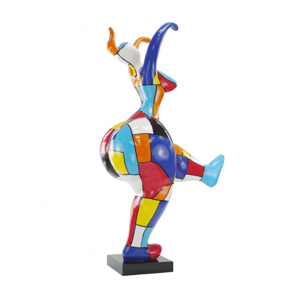 Sculpture Femme Nana 55 cm en Résine Multicolore – Swiss Sculpture - Swiss-sculpture.ch