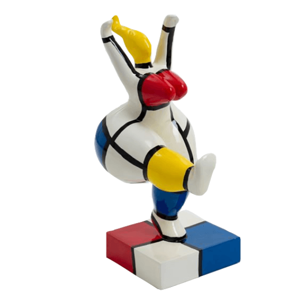 Sculpture Femme Nana 55 cm en Résine Multicolore – Swiss Sculpture - Swiss-sculpture.ch