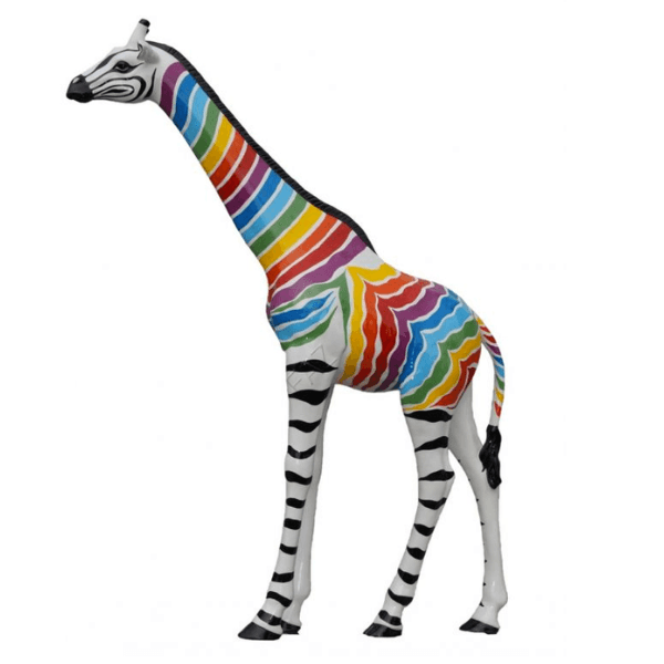 Sculpture Girafe XXL en Résine 150 cm Noir – Swiss Sculpture - Swiss-sculpture.ch
