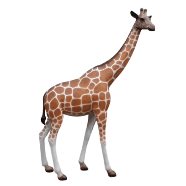 Sculpture Girafe XXL en Résine 320 cm Naturel – Swiss Sculpture - Swiss-sculpture.ch