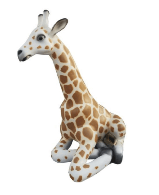 Sculpture Girafe en Résine 90 cm Naturel – Swiss Sculpture - Swiss-sculpture.ch