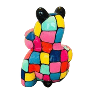 Sculpture Hippopotame XXL en Résine 100 cm Multicolore – Swiss Sculpture - Swiss-sculpture.ch