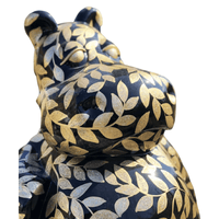 Sculpture Hippopotame XXL en Résine 100 cm Multicolore – Swiss Sculpture - Swiss-sculpture.ch