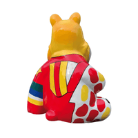 Sculpture Hippopotame XXL en Résine 100 cm Multicolore – Swiss Sculpture - Swiss-sculpture.ch