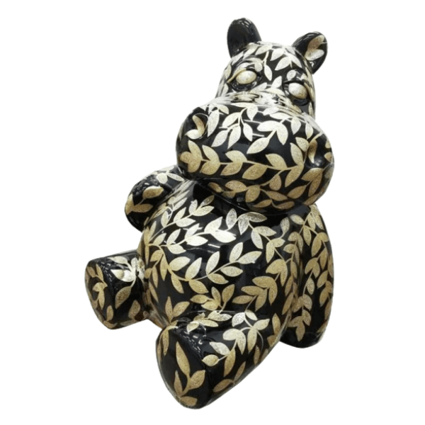 Sculpture Hippopotame en Résine Multicolore 50 cm – Swiss Sculpture - Swiss-sculpture.ch