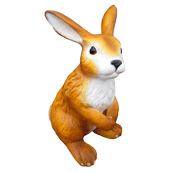 Sculpture Lapin XXL en Résine 115 cm Naturel – Swiss Sculpture - Swiss-sculpture.ch