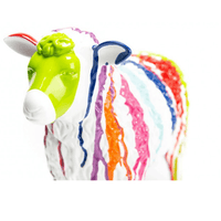 Sculpture Mouton XXL en Résine 110 cm Multicolore – Swiss Sculpture - Swiss-sculpture.ch