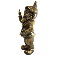 Sculpture Nain en Résine 50 cm Bronze Brillant – Swiss Sculpture - Swiss-sculpture.ch