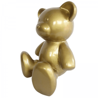 Sculpture Ours en Résine 65 cm Doré – Swiss Sculpture - Swiss-sculpture.ch