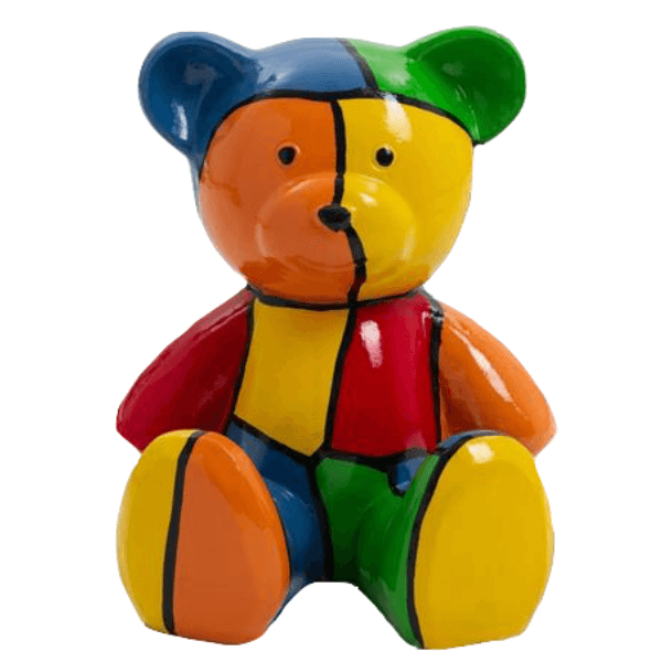 Sculpture Ours Résine 35 cm Artiste – Swiss Sculpture - Swiss-sculpture.ch