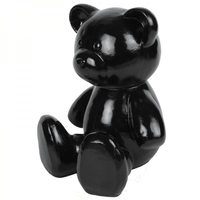 Sculpture Ours en Résine 35 cm Noir – Swiss Sculpture - Swiss-sculpture.ch