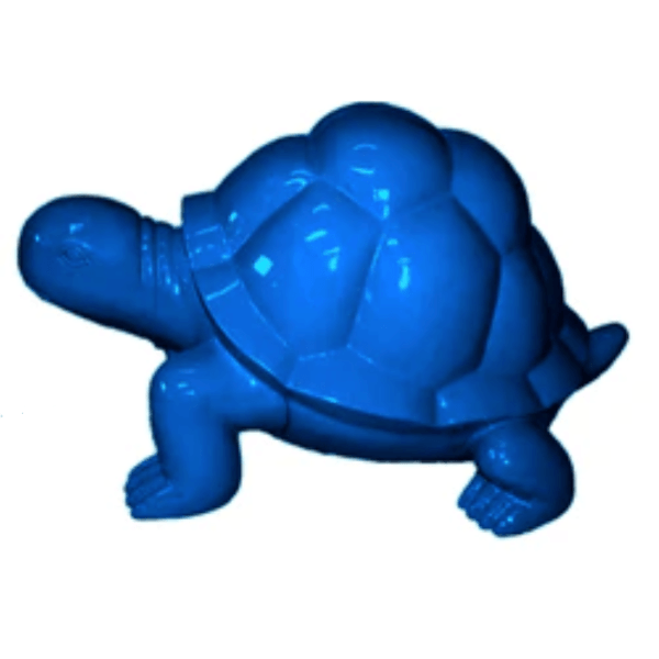 Sculpture Tortue en Résine 45 cm Bleu Brillant – Swiss Sculpture - Swiss-sculpture.ch
